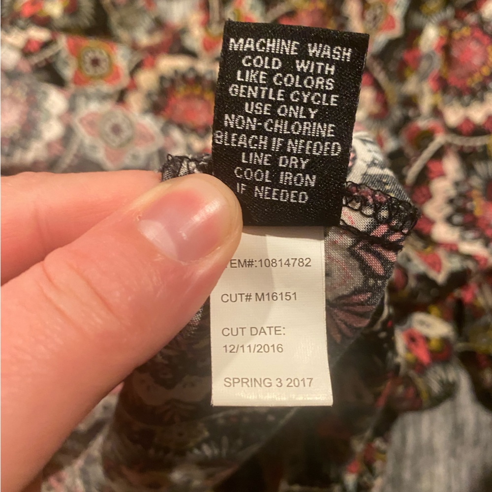 Torrid Multicolor Patterned Drawstring Waist Dress 3 - Picture 5 of 7